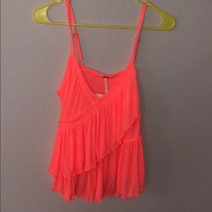 Free People Coral Top size small